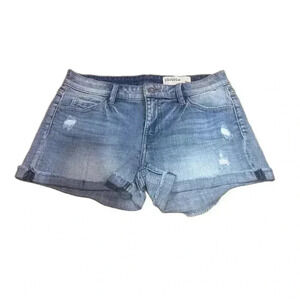 Pistola Cutoff Denim Shorts Medium Wash Mid Rise Size 27 NWOT